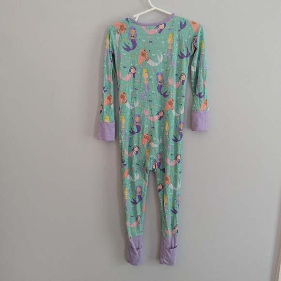 Little Sleepies 2T Mermaid Magic Mint Purple Pen Mark - Picture 2 of 7